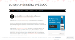Desktop Screenshot of luismaherrero.wordpress.com