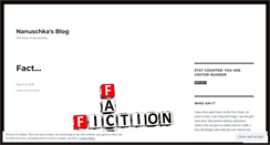 Desktop Screenshot of nanuschka.wordpress.com
