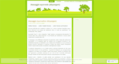 Desktop Screenshot of massaggioayurveda.wordpress.com