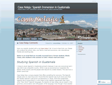 Tablet Screenshot of casaxelaju.wordpress.com