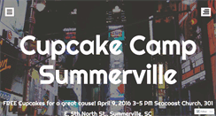 Desktop Screenshot of cupcakecampsummerville.wordpress.com