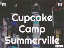 Tablet Screenshot of cupcakecampsummerville.wordpress.com