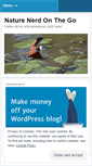 Mobile Screenshot of naturenerdonthego.wordpress.com