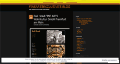 Desktop Screenshot of fineartsexclusive.wordpress.com