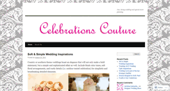 Desktop Screenshot of celebrationscouture.wordpress.com