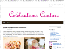 Tablet Screenshot of celebrationscouture.wordpress.com