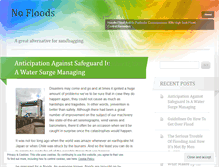 Tablet Screenshot of nofloods01.wordpress.com