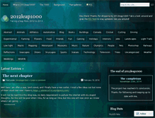 Tablet Screenshot of 2012leap1000.wordpress.com