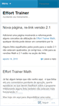 Mobile Screenshot of efforttrainer.wordpress.com