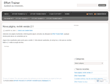 Tablet Screenshot of efforttrainer.wordpress.com