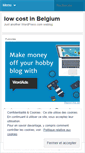 Mobile Screenshot of lowcostinbelgium.wordpress.com