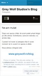 Mobile Screenshot of greywolfstudios.wordpress.com