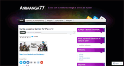 Desktop Screenshot of animanga77.wordpress.com