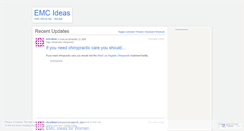 Desktop Screenshot of emcideas.wordpress.com