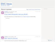 Tablet Screenshot of emcideas.wordpress.com