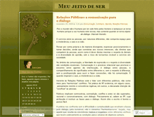 Tablet Screenshot of meujeitodeser.wordpress.com