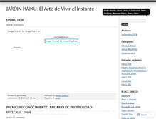 Tablet Screenshot of jardinhaiku.wordpress.com