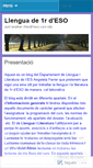 Mobile Screenshot of llenguaangeletaprimereso1.wordpress.com