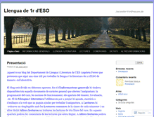 Tablet Screenshot of llenguaangeletaprimereso1.wordpress.com