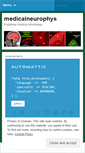 Mobile Screenshot of medicalneurophys.wordpress.com