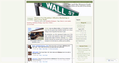 Desktop Screenshot of meandthefinancelady.wordpress.com