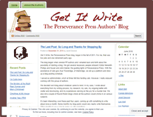 Tablet Screenshot of getitwriteblog.wordpress.com