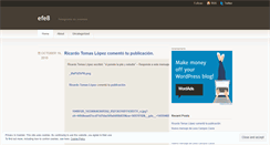 Desktop Screenshot of efe8.wordpress.com