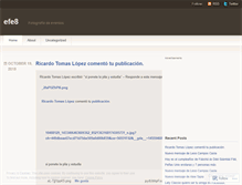 Tablet Screenshot of efe8.wordpress.com