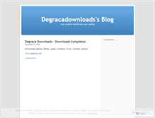 Tablet Screenshot of degracadownloads.wordpress.com