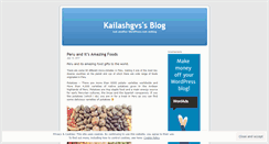 Desktop Screenshot of kailashgvs.wordpress.com