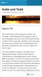 Mobile Screenshot of katieandtodd.wordpress.com