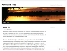 Tablet Screenshot of katieandtodd.wordpress.com