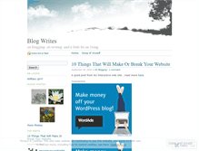 Tablet Screenshot of marqueblogs.wordpress.com