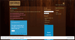 Desktop Screenshot of djwilson91.wordpress.com