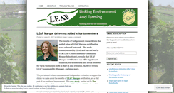 Desktop Screenshot of leafmarque.wordpress.com