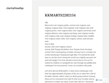 Tablet Screenshot of claritafrewfqx.wordpress.com