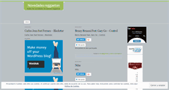 Desktop Screenshot of novedadreggaeton.wordpress.com