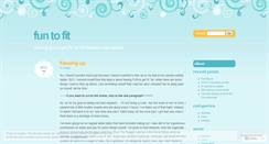 Desktop Screenshot of funtofit.wordpress.com