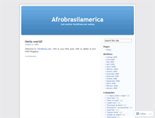 Tablet Screenshot of afrobrasilamerica.wordpress.com