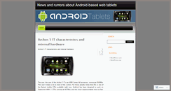 Desktop Screenshot of androidtablets.wordpress.com