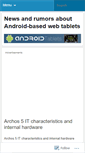 Mobile Screenshot of androidtablets.wordpress.com