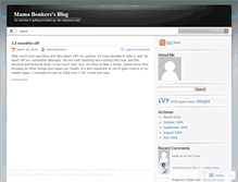 Tablet Screenshot of mamabonkers.wordpress.com