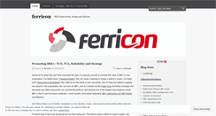 Desktop Screenshot of ferricon.wordpress.com