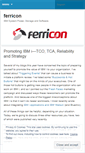 Mobile Screenshot of ferricon.wordpress.com