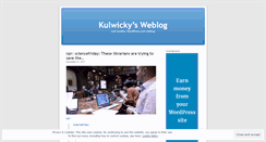 Desktop Screenshot of kulwicky.wordpress.com