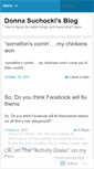 Mobile Screenshot of donnasuchocki.wordpress.com