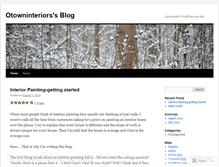 Tablet Screenshot of otowninteriors.wordpress.com