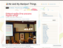 Tablet Screenshot of manipuri.wordpress.com