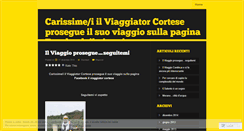 Desktop Screenshot of ilviaggiatorcortese.wordpress.com