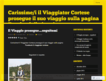 Tablet Screenshot of ilviaggiatorcortese.wordpress.com